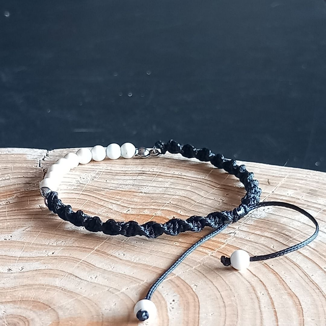 Bracelet ajustable en Magnésite