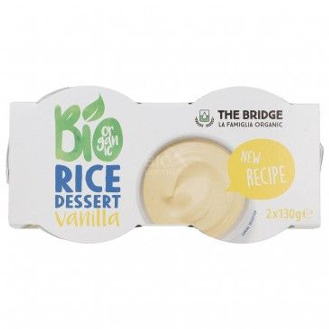 BIO RICE DESSERT VANIGLIA 2X130G