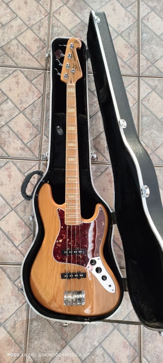 Contra baixo SX Natural Ash Passivo c/ CASE