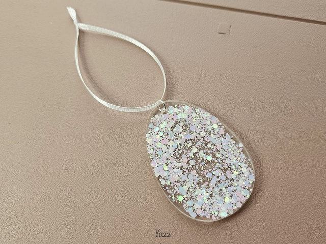 Marshmallow Glitterhanger (Y022)