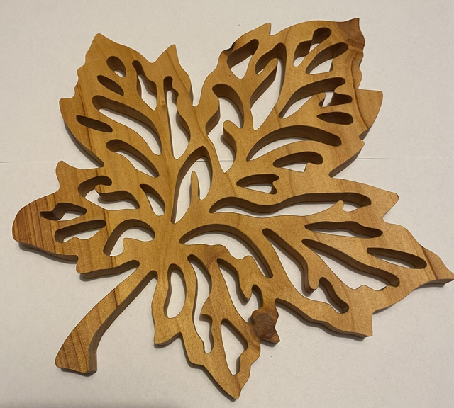 Dessous de plat feuille 1