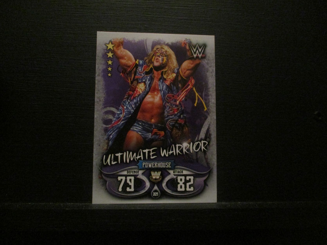 Ultimate Warrior - W Legends Slam Attax Live Original Trading Card #321