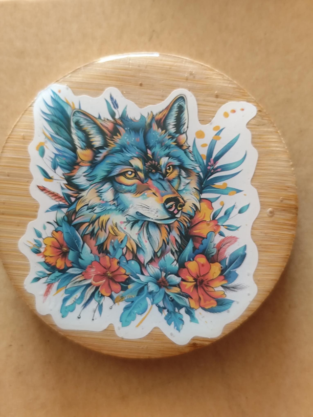 Décapsuleur Loup blanc magnétique frigo