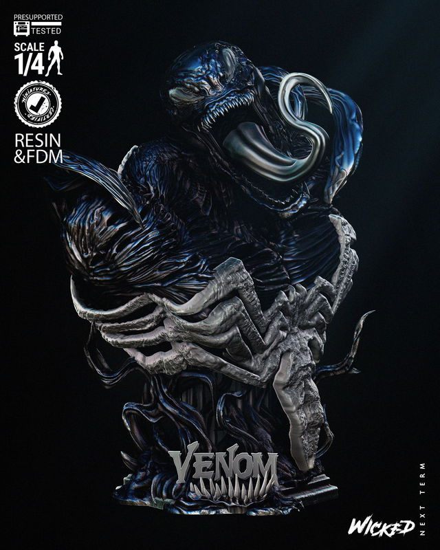 Buste VENOM série Marvel comics 