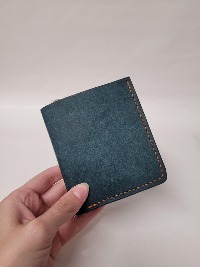 Bifold Leather Vertical Wallet - 2 Card Slots - Boyd - ML-010