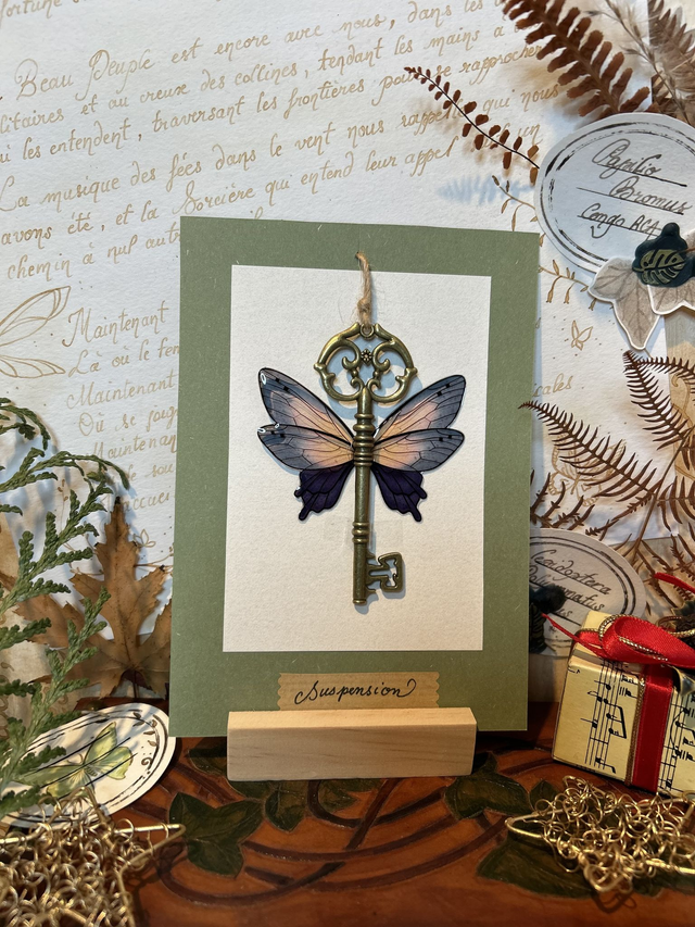 Clé Féerique - Papillon Fairy Irisaë