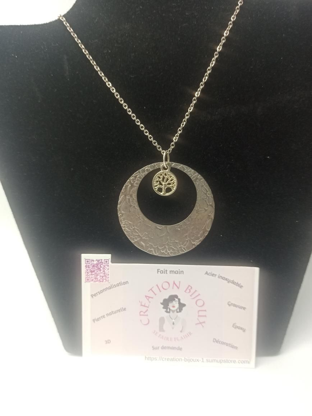 Collier rond arbre de vie 