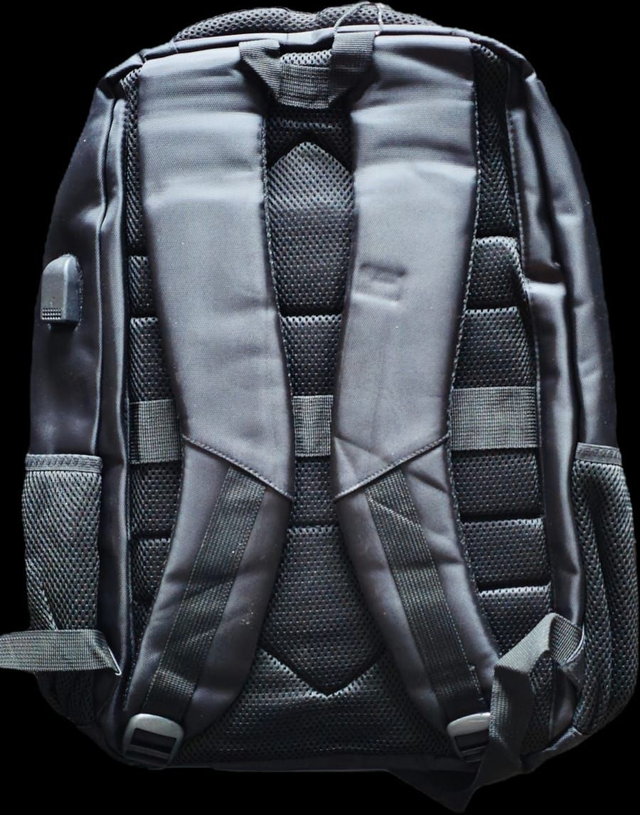 SAC A DOS ODYSSEE NOIR POUR ORDI PORTABLE AVEC USB
