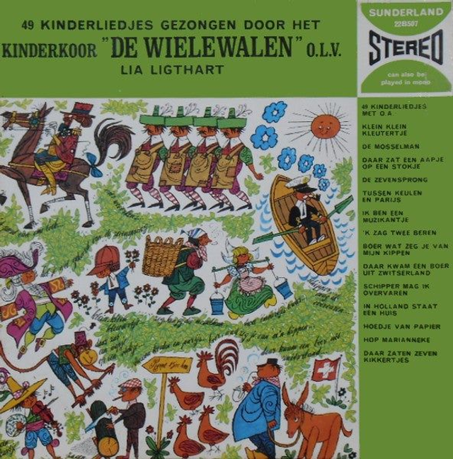Wielewalen - 49 Kinderliedjes Gezongen Door Het Kinderkoor De Wielewalen (LP)