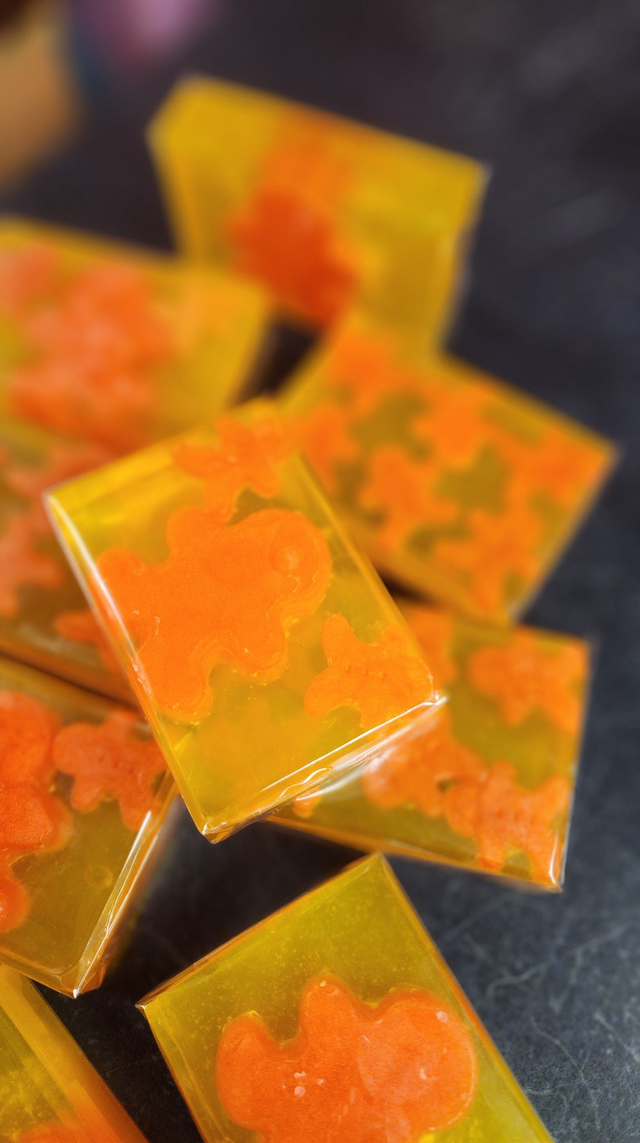 Gingerbread Men soap 