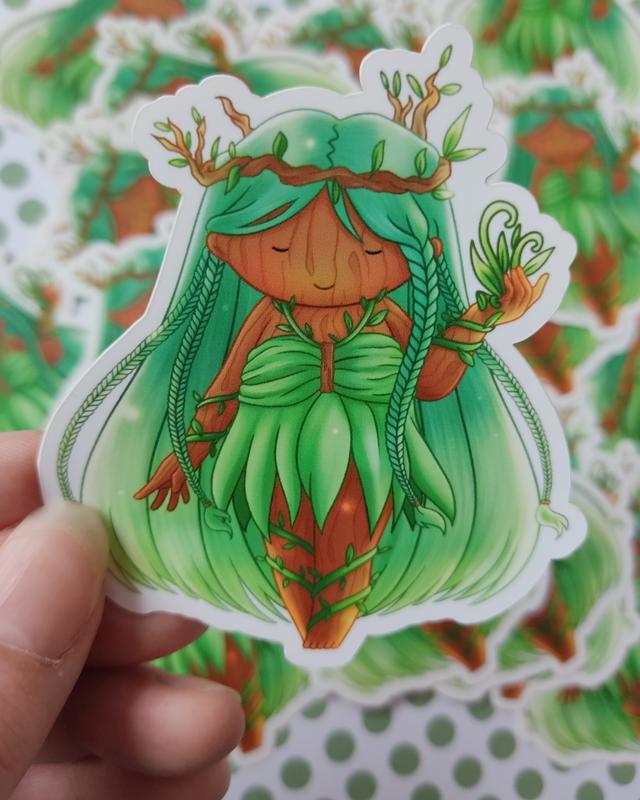 Sticker Vinyle Esprit de la Terre