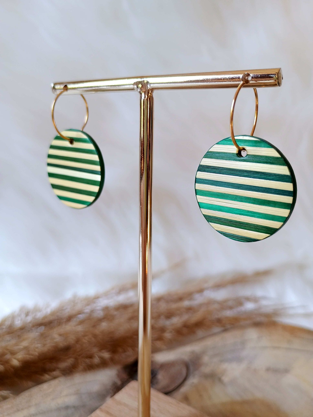 Boucles d'oreilles SIMPLE Marinière