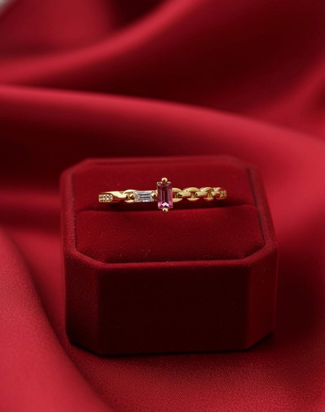 Anel Rosé Élégance