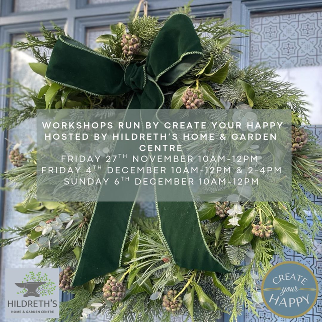 Festive Wreath Making @ Hildreth's Garden Centre (various dates)