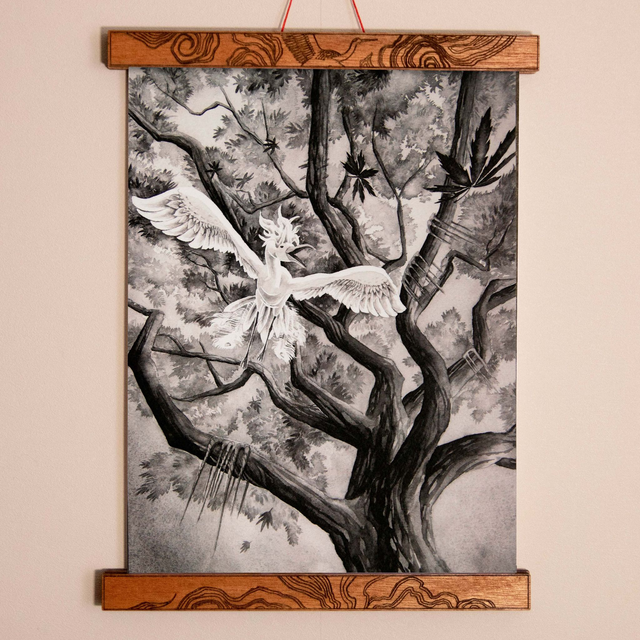 Arbre-feu du clan Honooki - Format A4 et A3