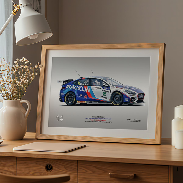 C240501 Hyundai i30 FB N Performance NGTC BTCC24 TBSM PEARSON #14