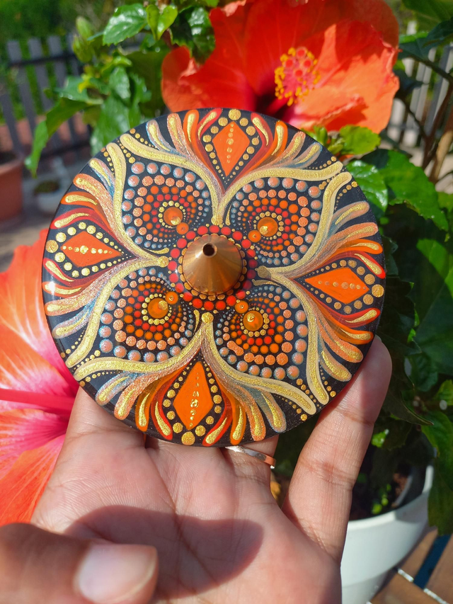 Porte-encens 10 cm &quot;Intensité de vie n°2&quot;