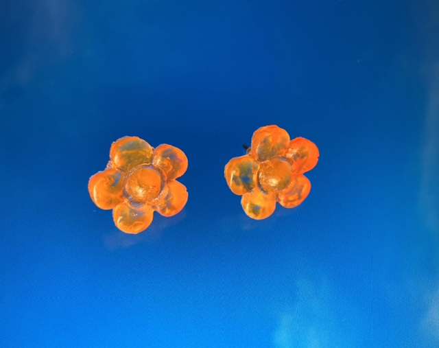 Boucles d’oreilles fleur