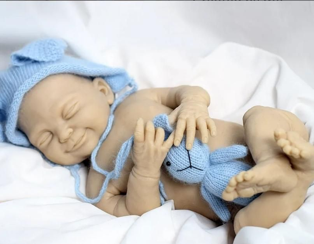 Bébé reborn silicone &quot;Léo&quot;