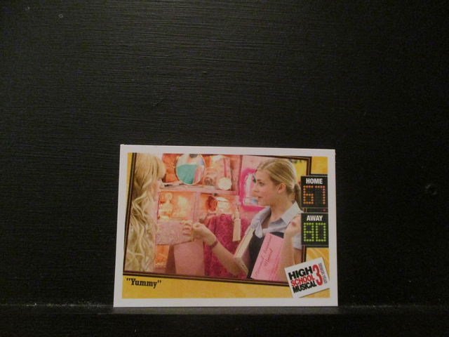 "Yummy" - Quote Card High School Musical 3 Senior Year Original Trading Card