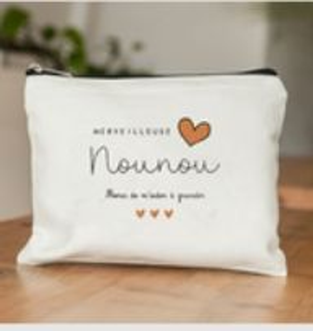 Trousse de toilette ou de maquillage personnalisée