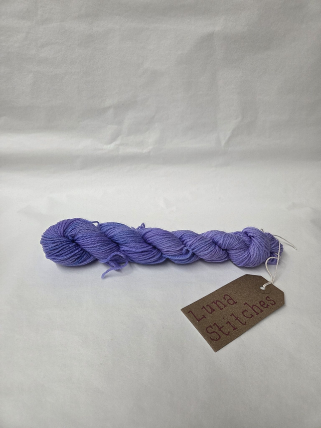 Parma Violet - Hand Dyed Yarn -   4ply/2 - Weight 20g - 85% Superwash Merino 15% Nylon - LW-061