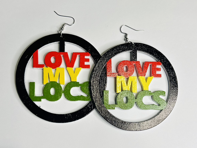 Oorbellen Love my Locs