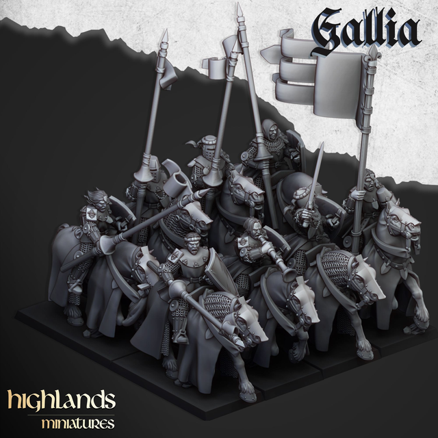 Mounted Young Knights of Gallia
