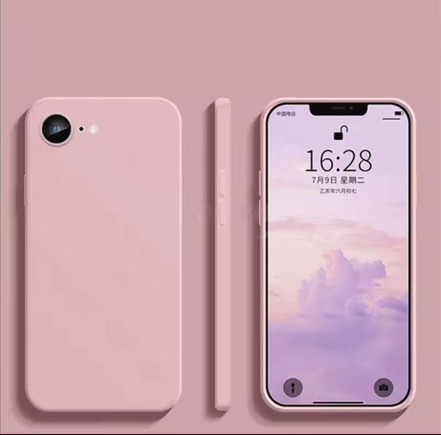 Carcasa Silicona Rosado Iphone 16E