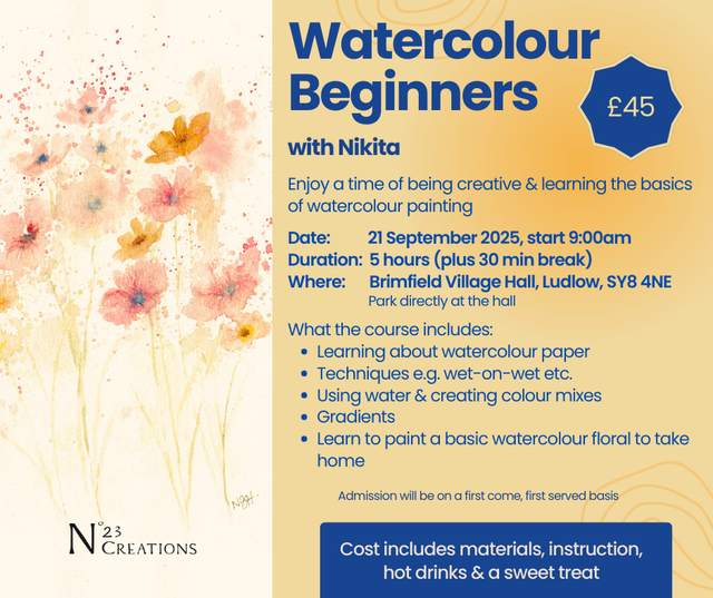 Watercolour Beginners with Nikita