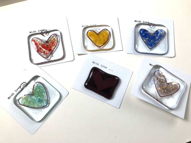 Pocket hearts with love