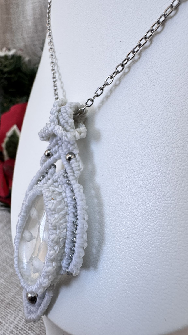 Pendentif Neige Givrée