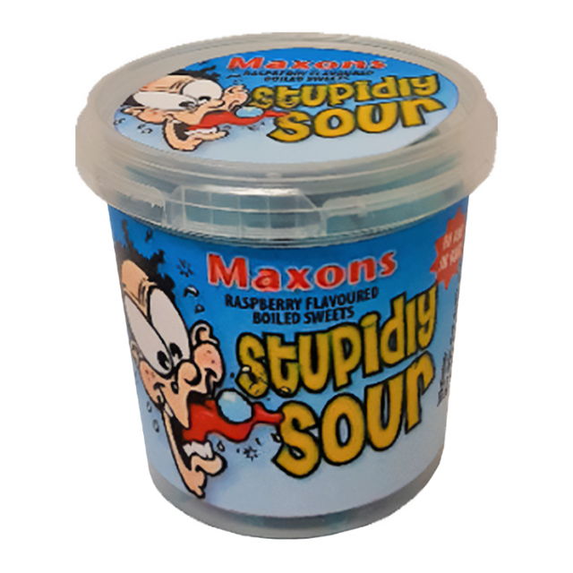 Maxons Stupidly Sour Blue Raspberry 90gm
