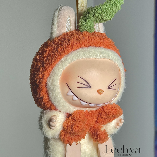 Bonnet Orange pour Labubu