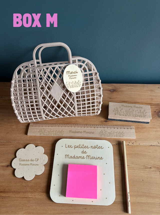 Box M &quot;Fleurs&quot;- Personnalisable