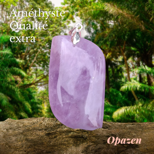 Pendentif Améthyste Extra Forme Marquise 