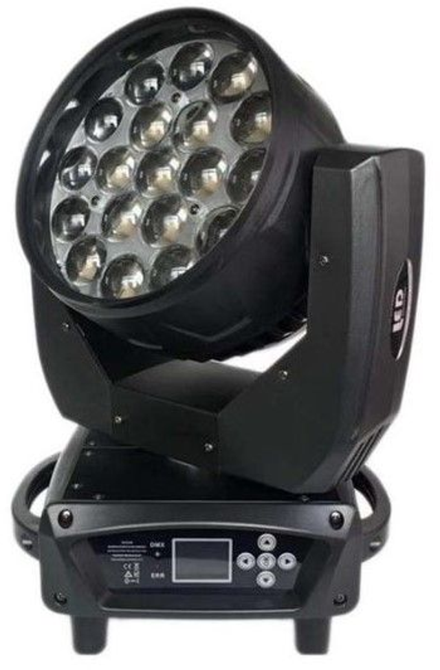 Cabeza Móvil Wash Zoom 19x15W