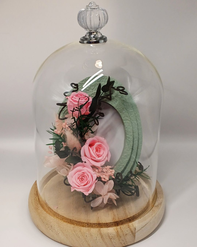 Eternelle Floraison - Cloche Douceur intemporelle