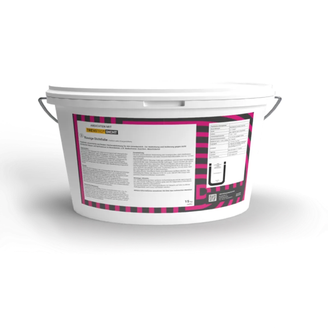 flüssige Dichtfolie Trevi Pro Dicht 15 kg Grau