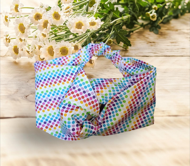 Bandeau Headband arc en ciel 