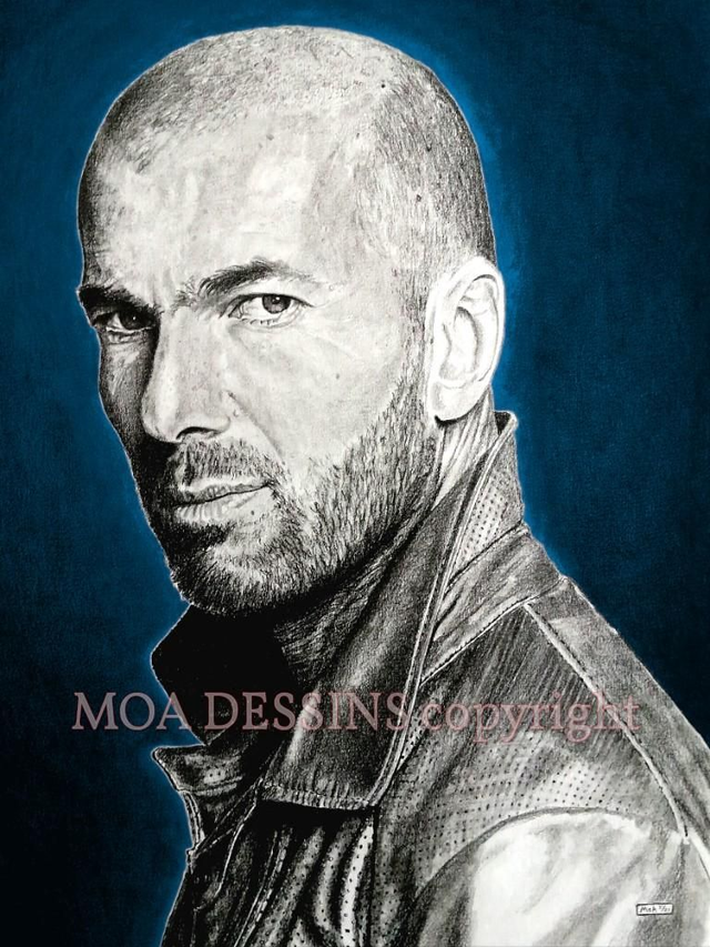 Zinedine Zidane bleu ROI