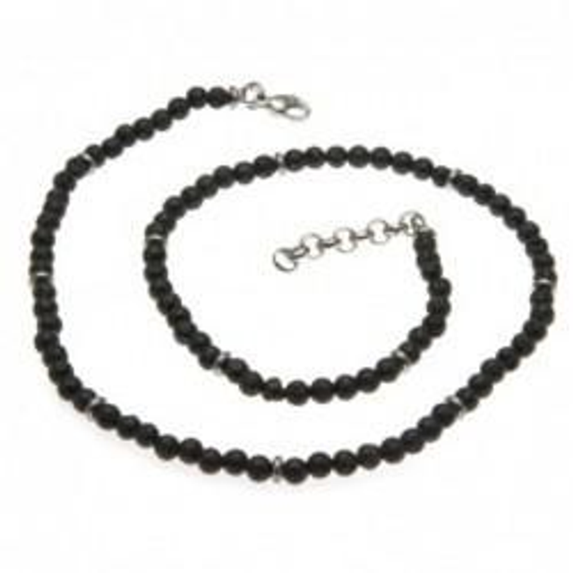 Collana uomo con pietre naturali bijoux 