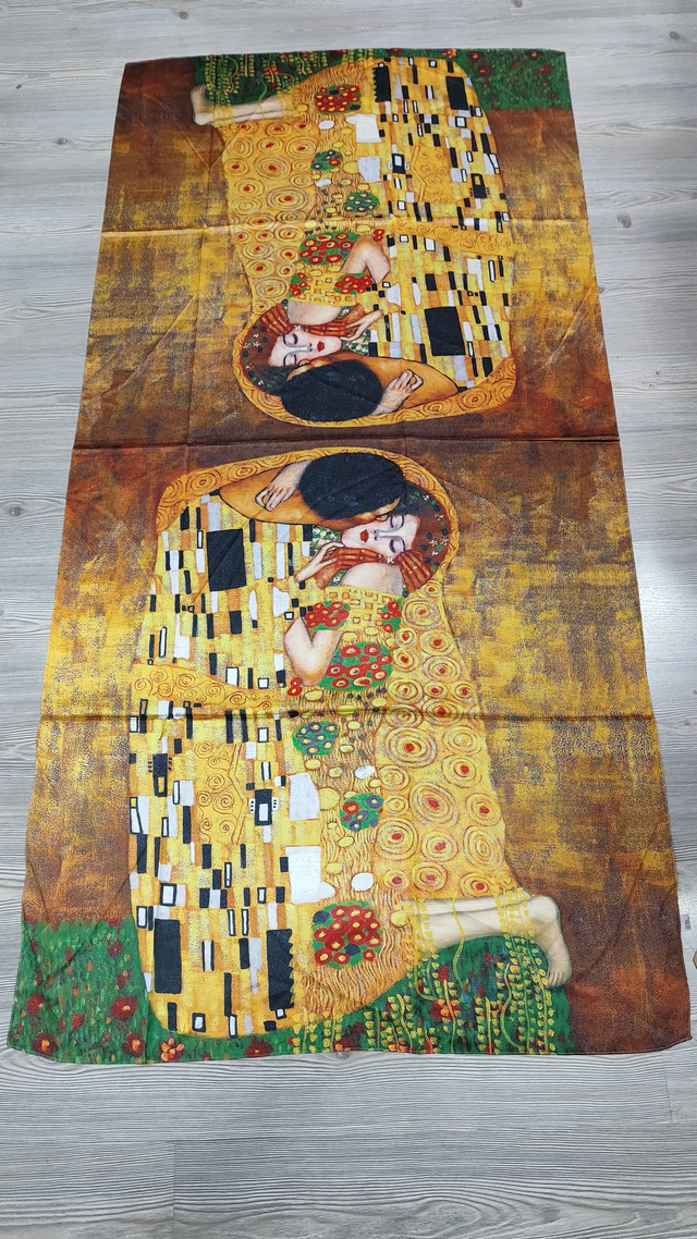 Stola Il Bacio di Gustav Klimt in seta