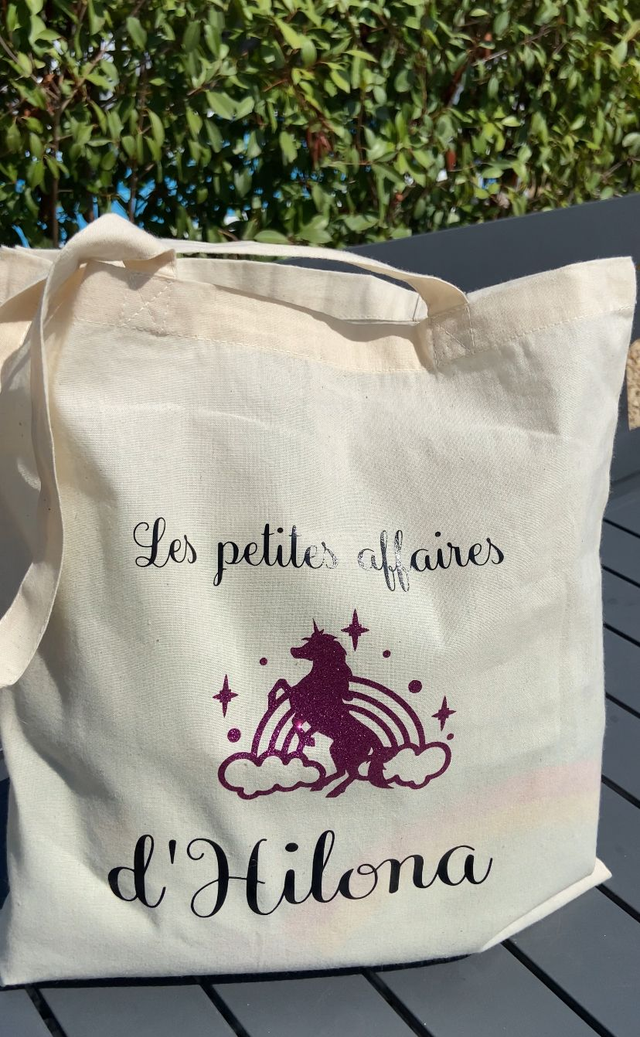 Tote Bag petit modèle : les petites affaires de ... Rentrée Scolaire