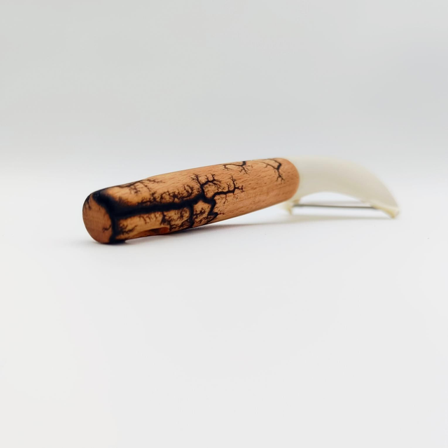 Épluché légumes vertical en hêtre 