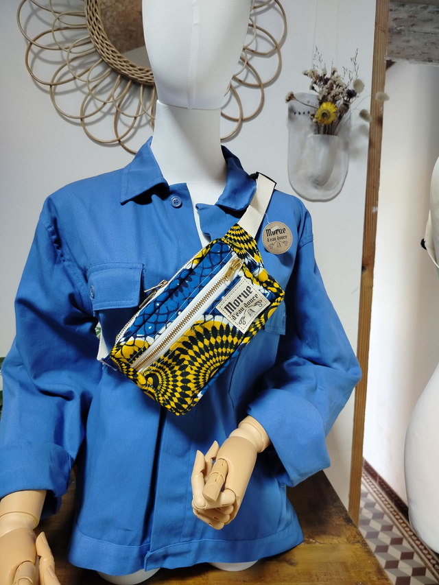 wax bleu et jaune