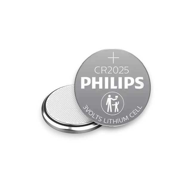 Pila de Litio Philips Tipo Botón CR2025 3v