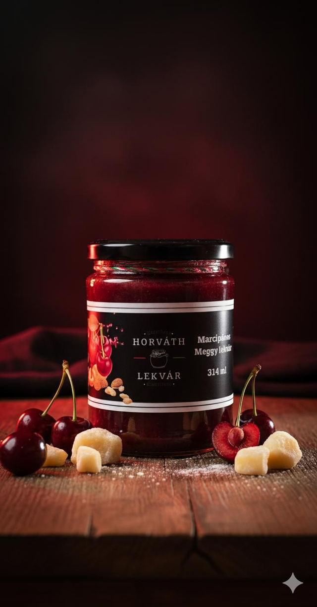 MARCIPÁNOS MEGGY LEKVÁR