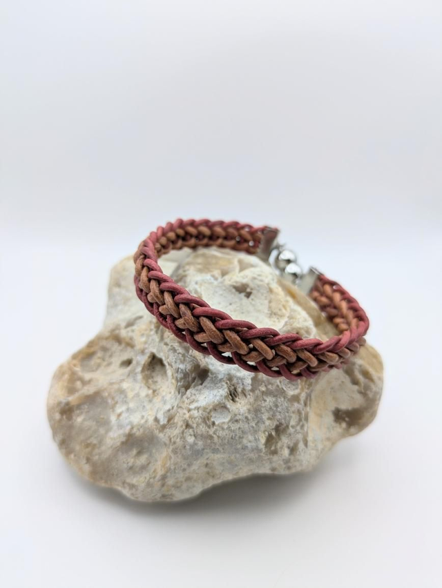 Slim Flat Braid Kumihimo Bracelet (3)
