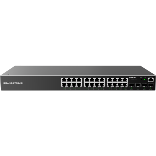 GWN7803 NETWORK SWITCHES 24 X GBE, 4 X SFP
